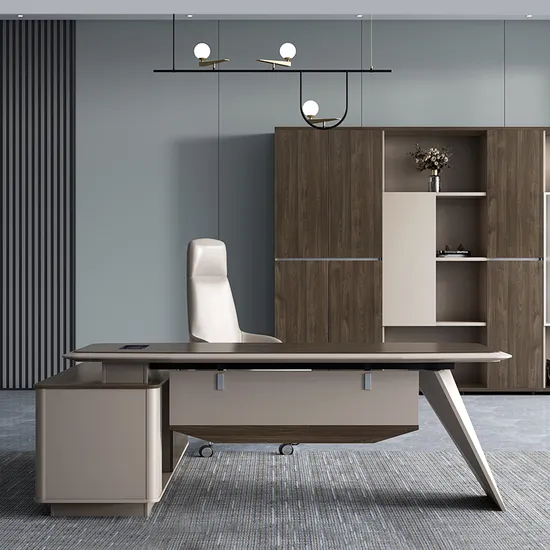 Supplier Paint Large Veneer Design Furniture Desk Executive Big Boss Chairman Office Table