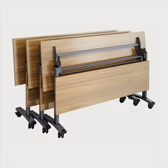 Office Furniture Meeting Training Lecture Rectangular Flip Top Folding Table