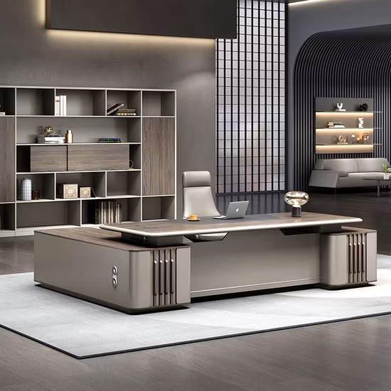 Office Furniture Executive Desk Modern Boss Table L Shape Director Table