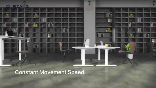 High Performance Modern New Jiecang Office Boss Design Luxury Furniture Adjustable Table Jc35ts