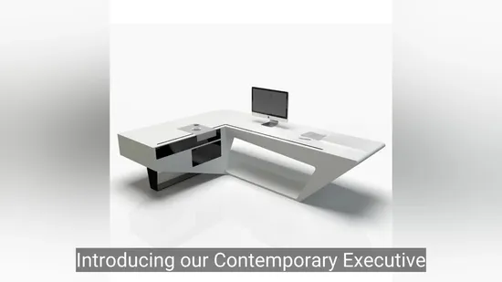 High Quality Solid Surface Boss Office Table Designed for Professional Environments 