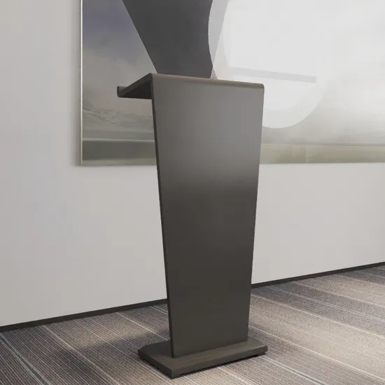 Wholesale High Quality Classroom Podium Rostrum Speech Lectern Stands Wooden Church Podium 