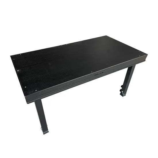 Matte Black Aluminum Professional Concert Stage Platform Podium Truss Podium Adjustable Height Performance Activities School DJ Quick Assembly Podium 