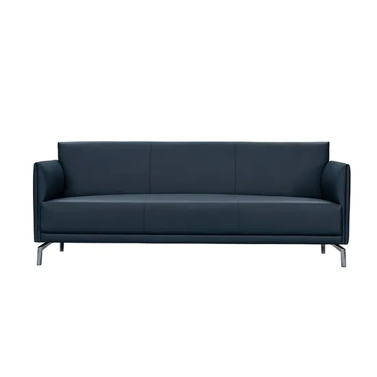 High Quality PU Leather Sofa Luxury One Seat Office Furniture Sofa 