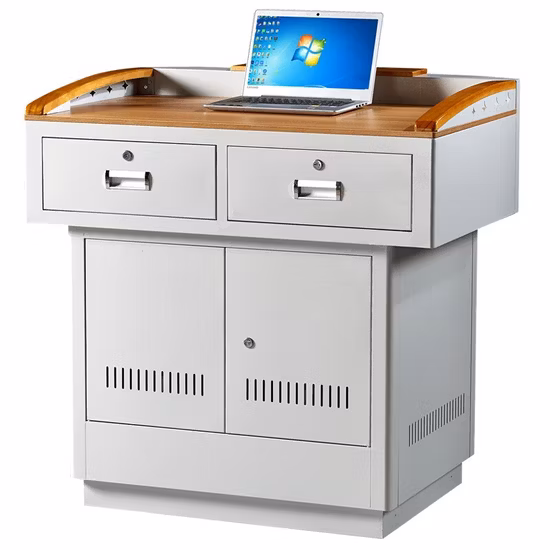 Classroom Digital Podium Multimedia Platform Safety Computer Smart Lectern Teaching Educational Equipment