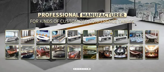 President CEO Director General Manager Modern Luxury Boss Executive Office Furniture Office Table Conference Meeting Desks and Leather Chair 