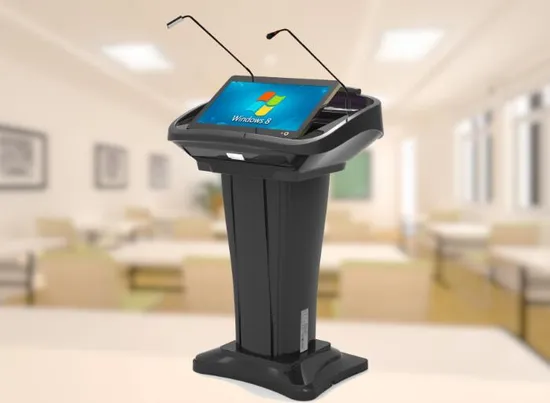 Slim Body Digital Podium; Auditorium Audio Lectern; Church Pulpit 