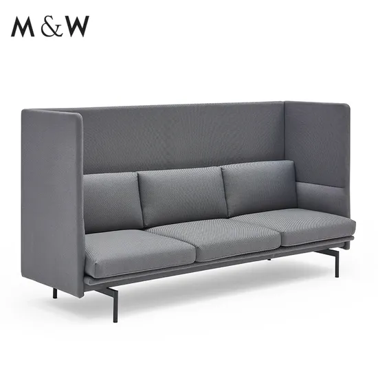 M&W American Industrial Loft Style Office Furniture Hotel Furniture Office Commercial Sofa Set 