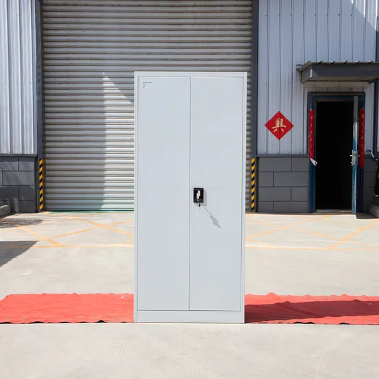 2 Swing Door Steel File Cabinet Metal Filing Cupboard Office Furniture 